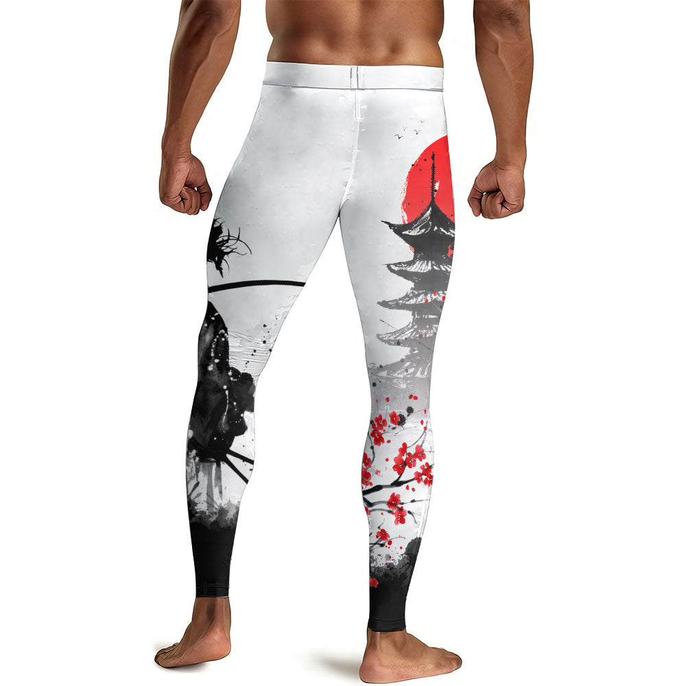 Musashi Versus Kojiro Men's Compression Leggings
