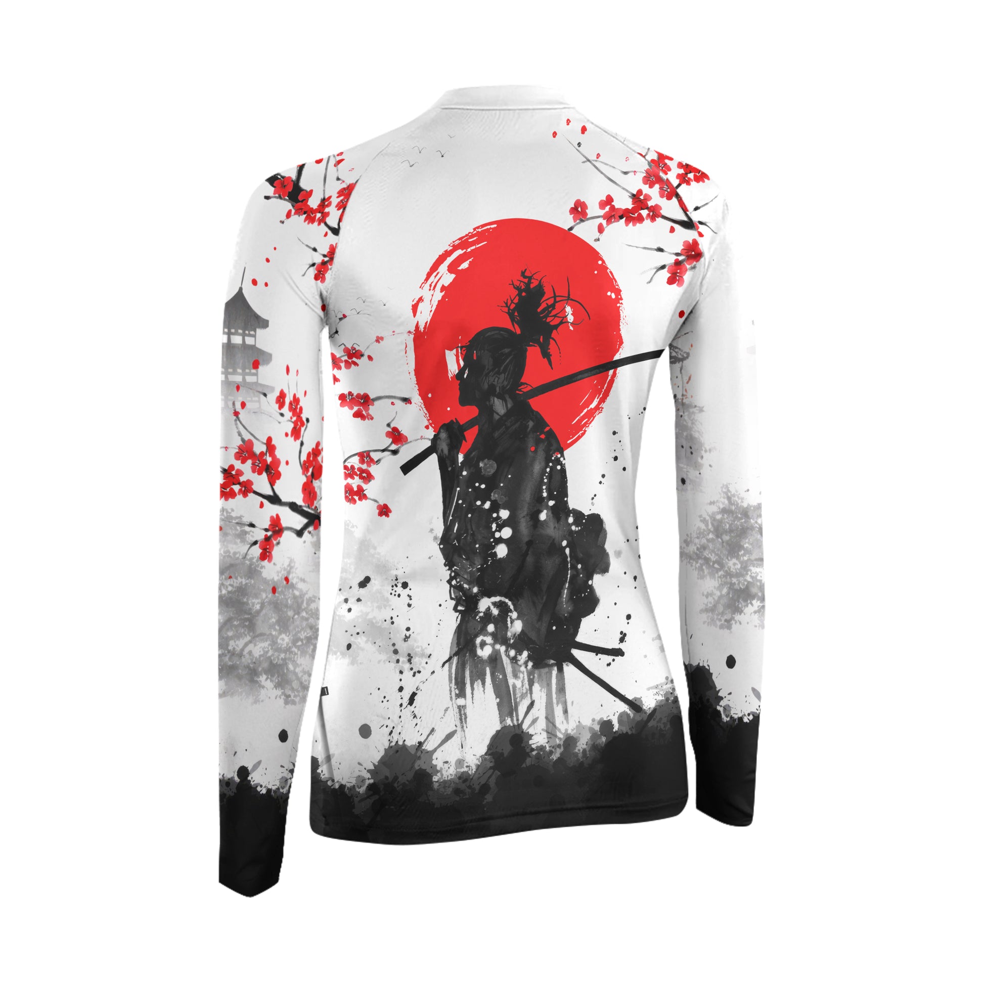Musashi Versus Kojiro Women's Long Sleeve Rash Guard