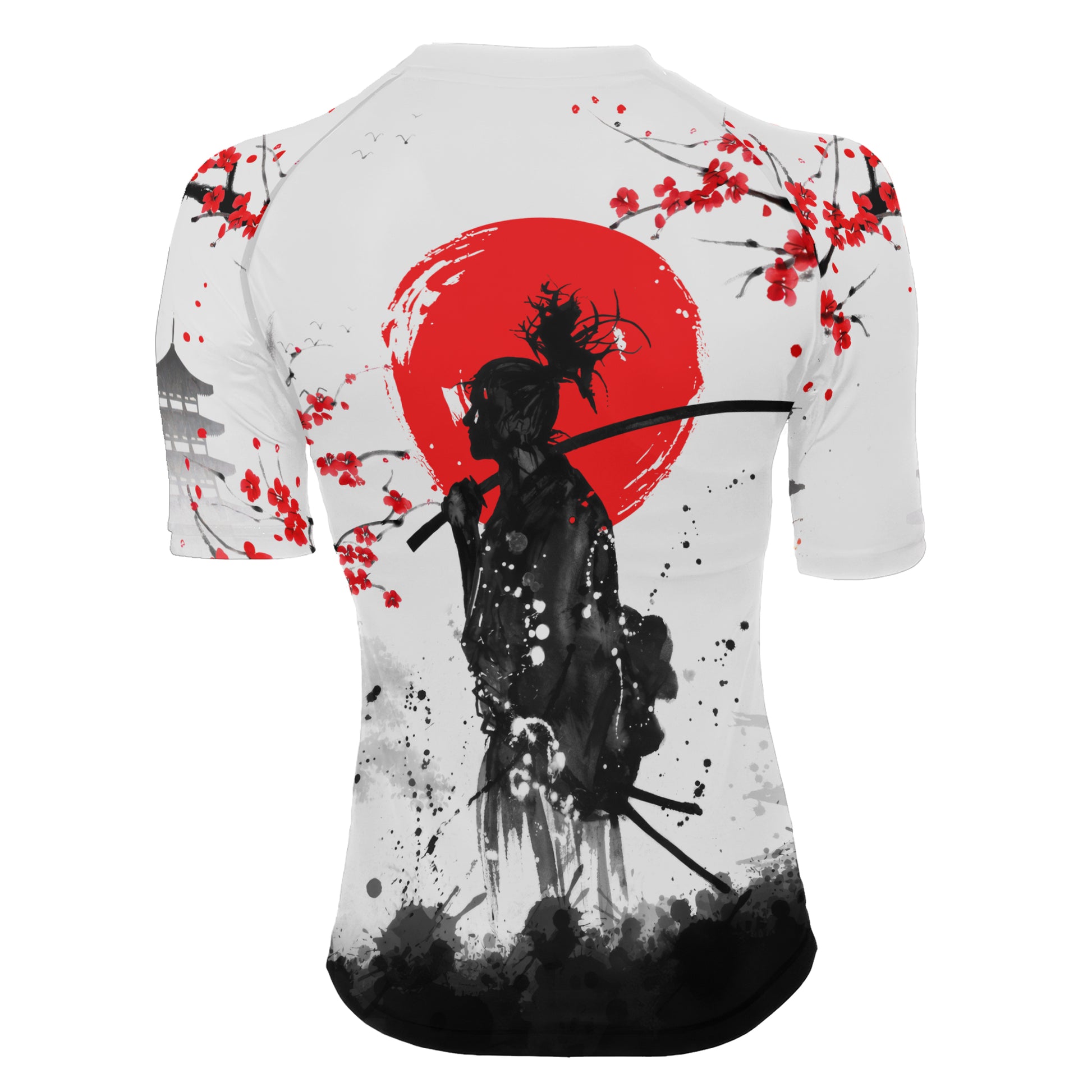 Musashi Versus Kojiro Women's Short Sleeve Rash Guard