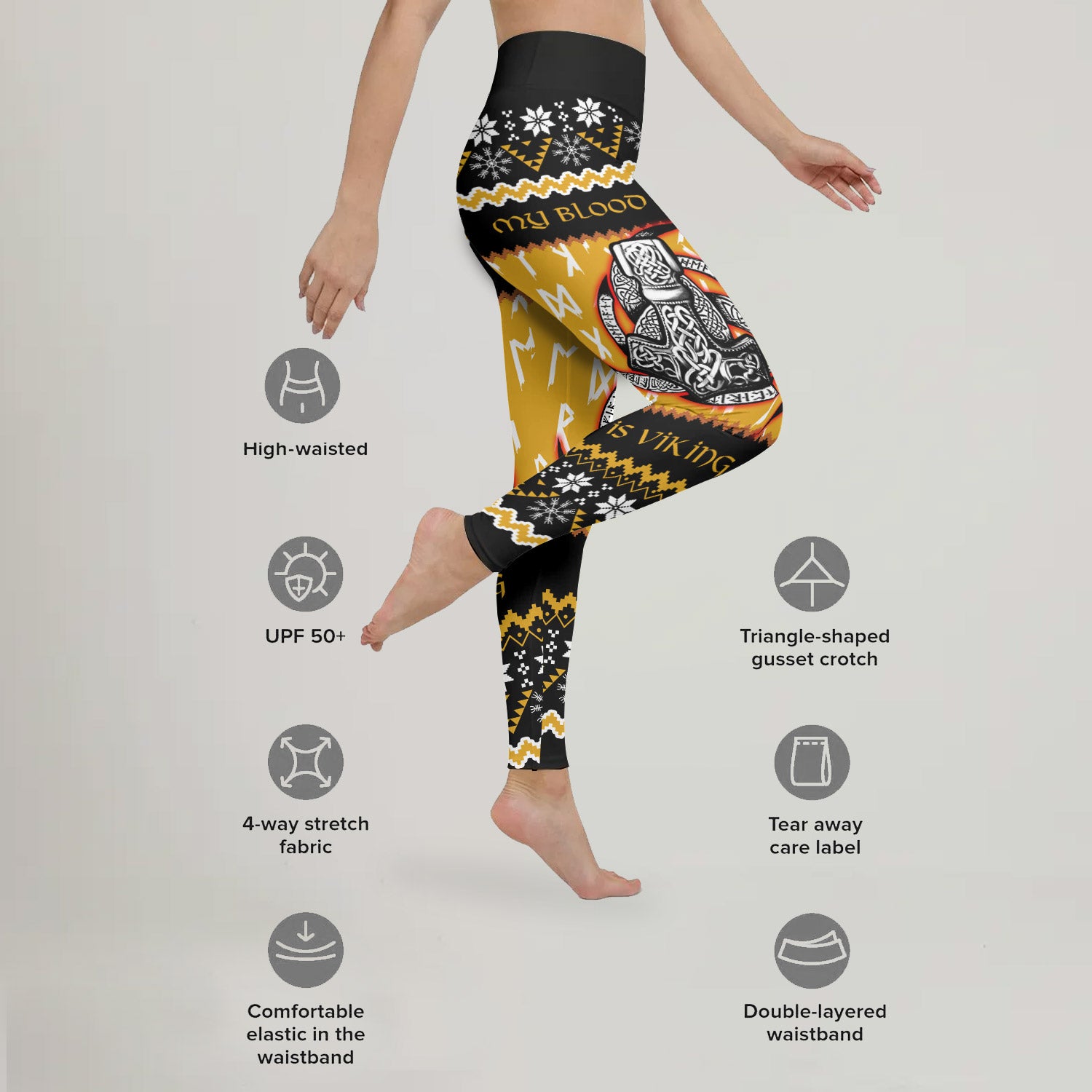 My Blood Type is Viking Leggings