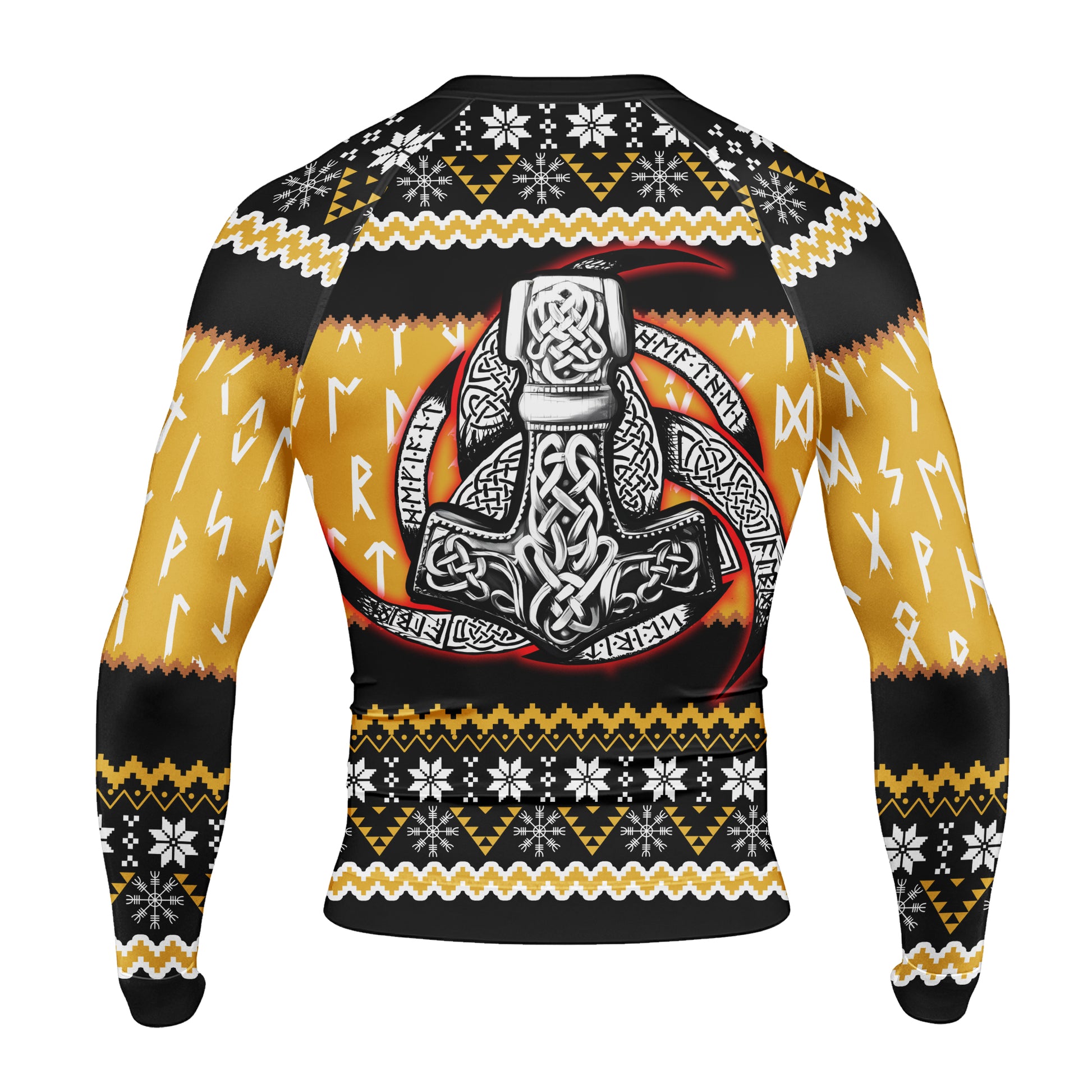 My Blood Type is Viking Men's Long Sleeve Rash Guard