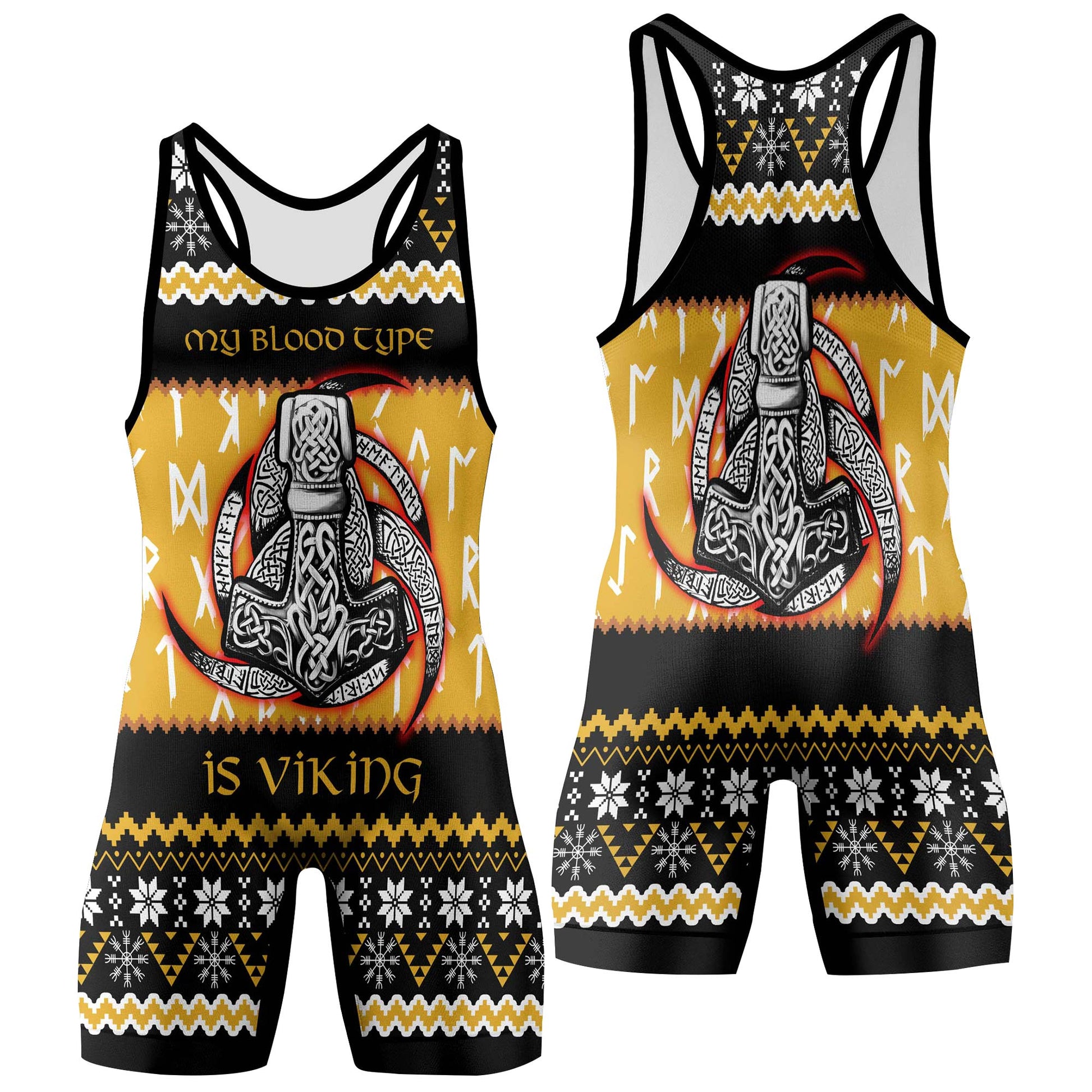 My Blood Type is Viking Wrestling Singlets