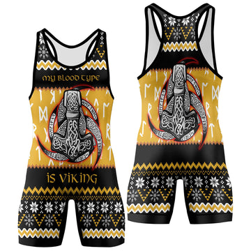 My Blood Type is Viking Wrestling Singlets