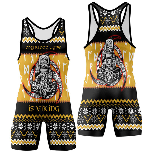 My Blood Type is Viking Wrestling Singlets