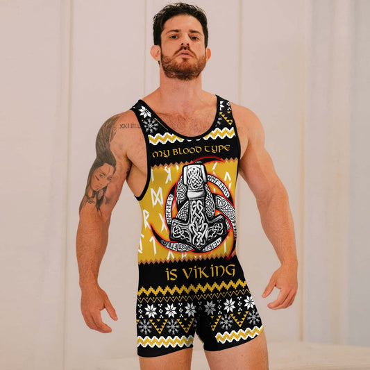 My Blood Type is Viking Wrestling Singlets