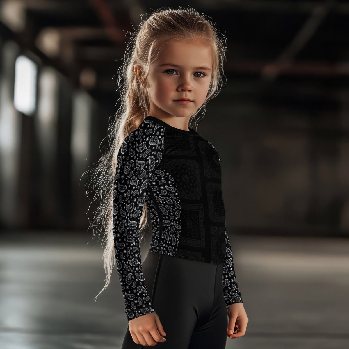 Mystic Paisley Kids Rash Guard - BattleFitGear