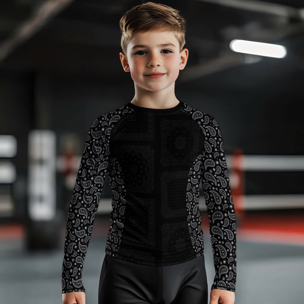 Mystic Paisley Kids Rash Guard - BattleFitGear