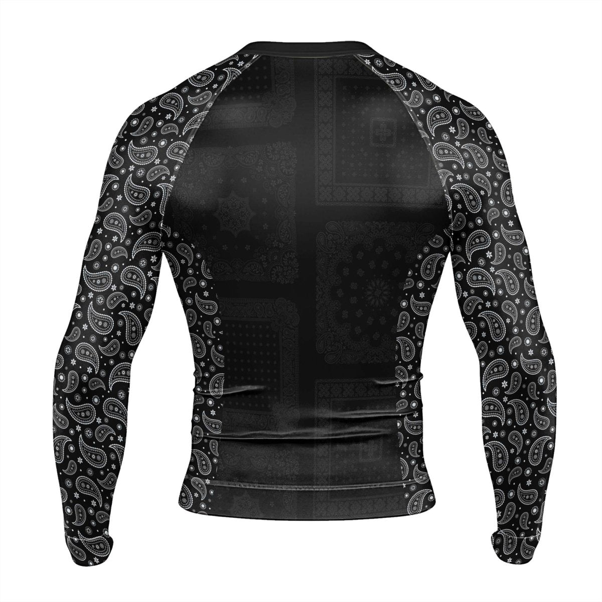 Mystic Paisley Men's Long Sleeve Rash Guard - BattleFitGear