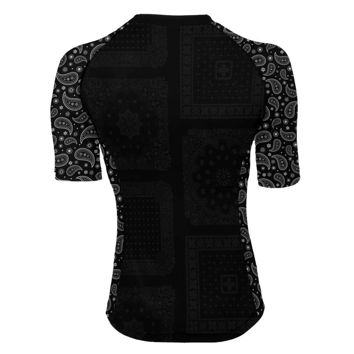 Mystic Paisley Women's Short Sleeve Rash Guard - BattleFitGear