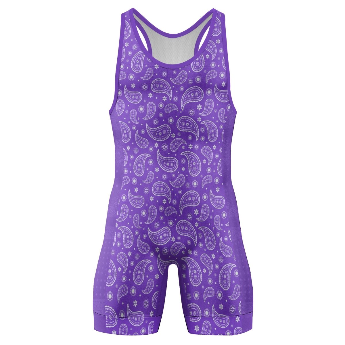 Mystic Paisley Wrestling Singlets - BattleFitGear