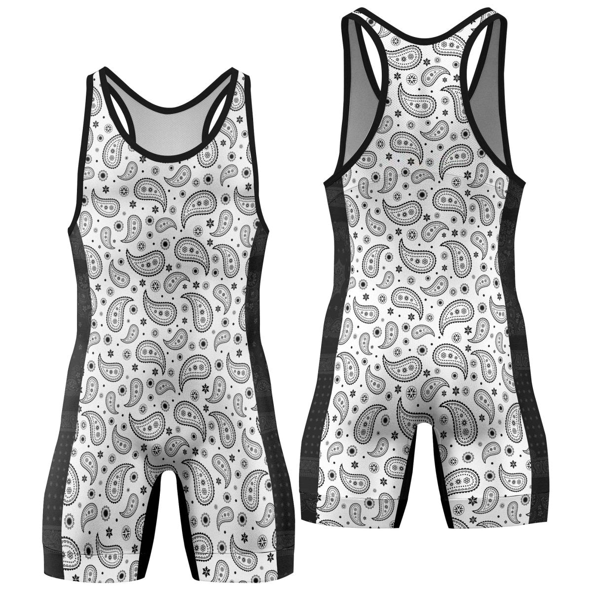 Mystic Paisley Wrestling Singlets - BattleFitGear