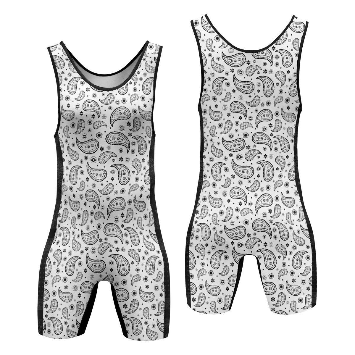 Mystic Paisley Wrestling Singlets - BattleFitGear