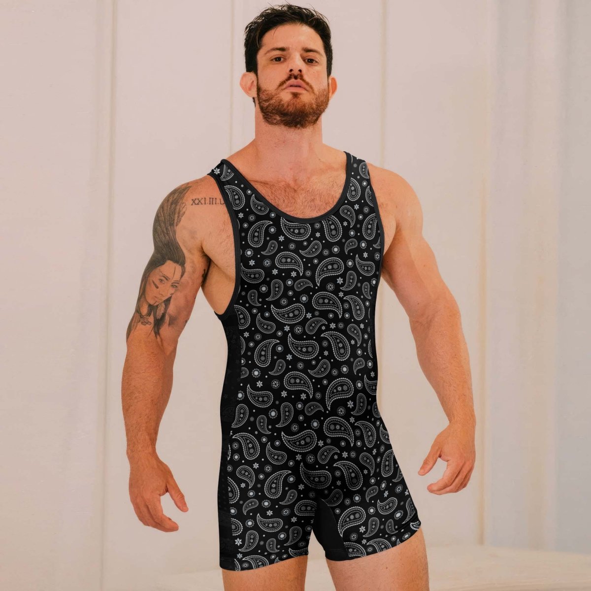 Mystic Paisley Wrestling Singlets - BattleFitGear