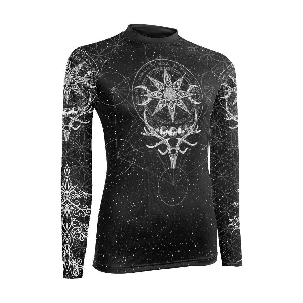 YULE Vikings Women's Long Sleeve Rash Guard