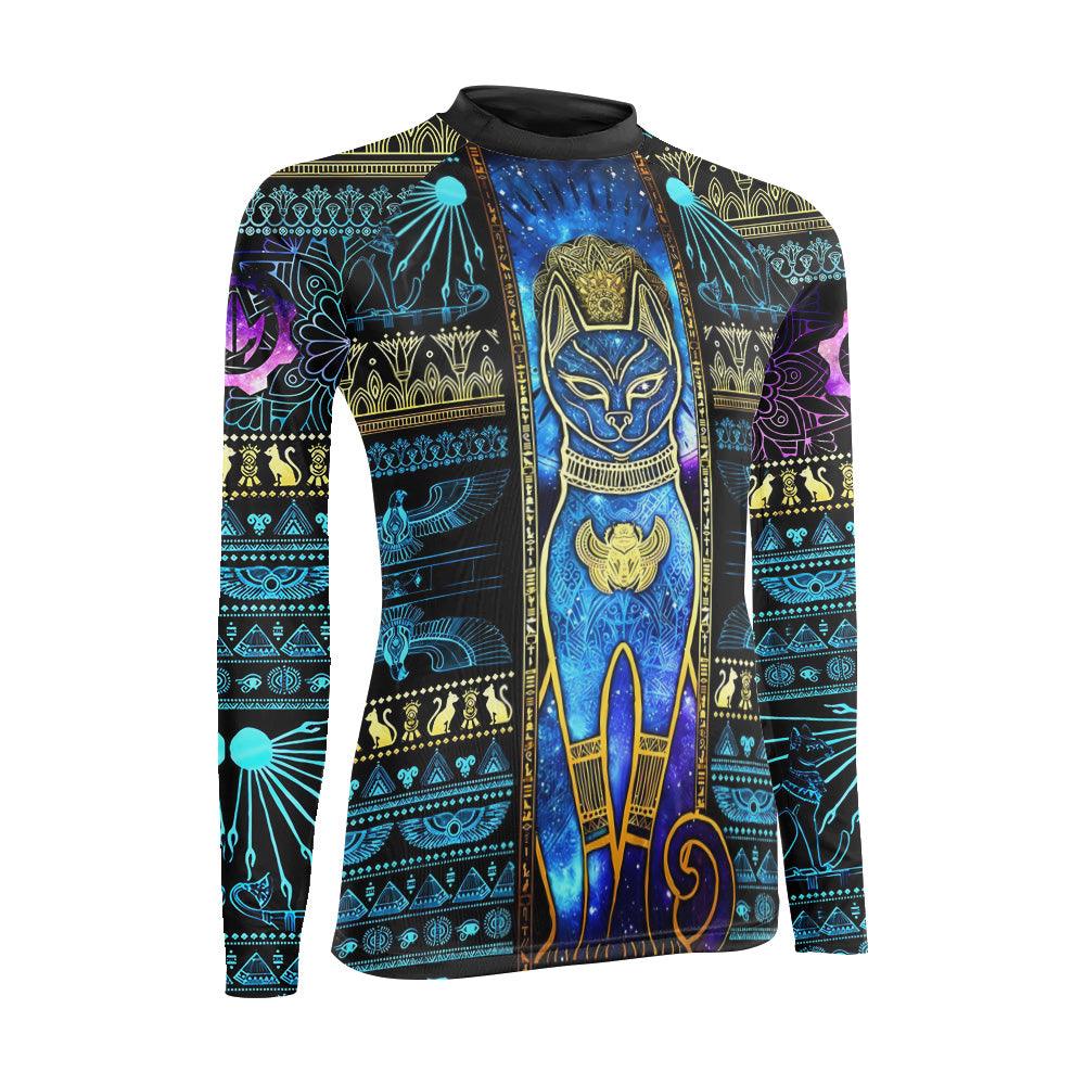 Bastet Galaxy Women's Long Sleeve Rash Guard