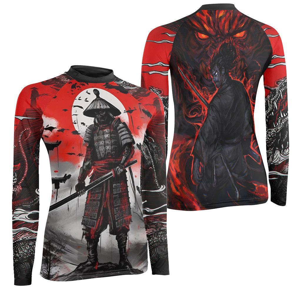 Samurai Musashi Long Sleeve Rash Guard | Samurai Compression Shirt