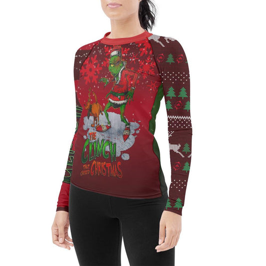 The Clinch Christmas Women's Long Sleeve Rash Guard