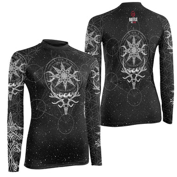 YULE Vikings Women's Long Sleeve Rash Guard