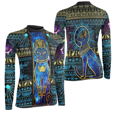 Bastet Galaxy Women's Long Sleeve Rash Guard