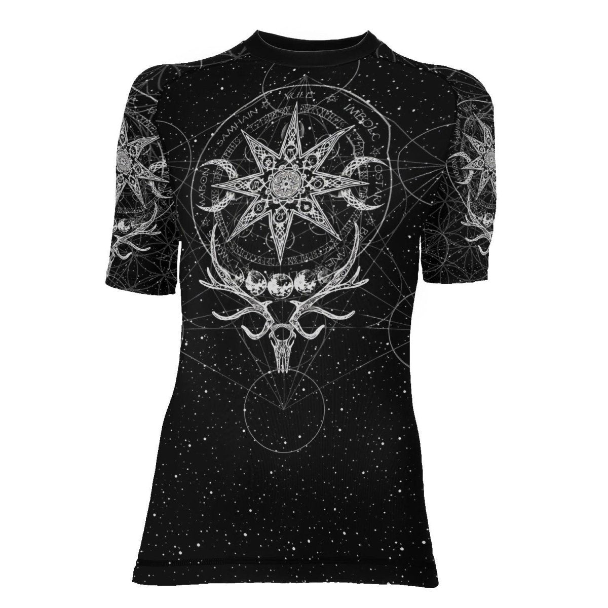 YULE Vikings Women's Short Sleeve Rash Guard - BattleFitGear