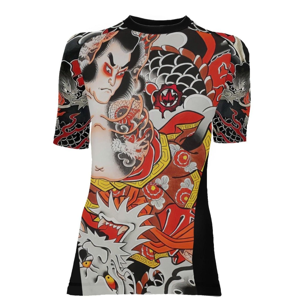 Kumonryu Shishin VS Tamatori Hime Women's Short Sleeve Rash Guard - BattleFitGear