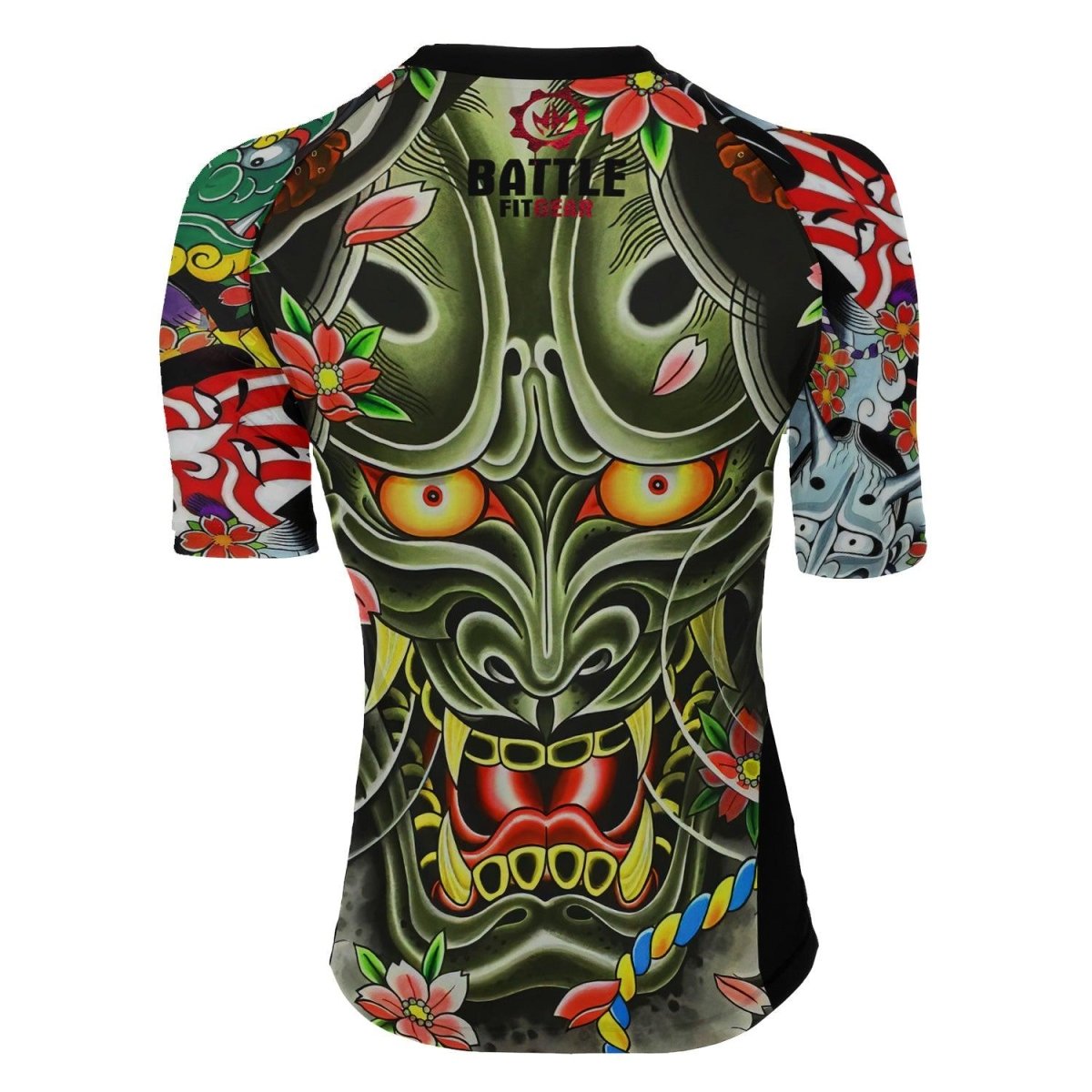 Japanese Viper Oni Women's Short Sleeve Rash Guard - BattleFitGear