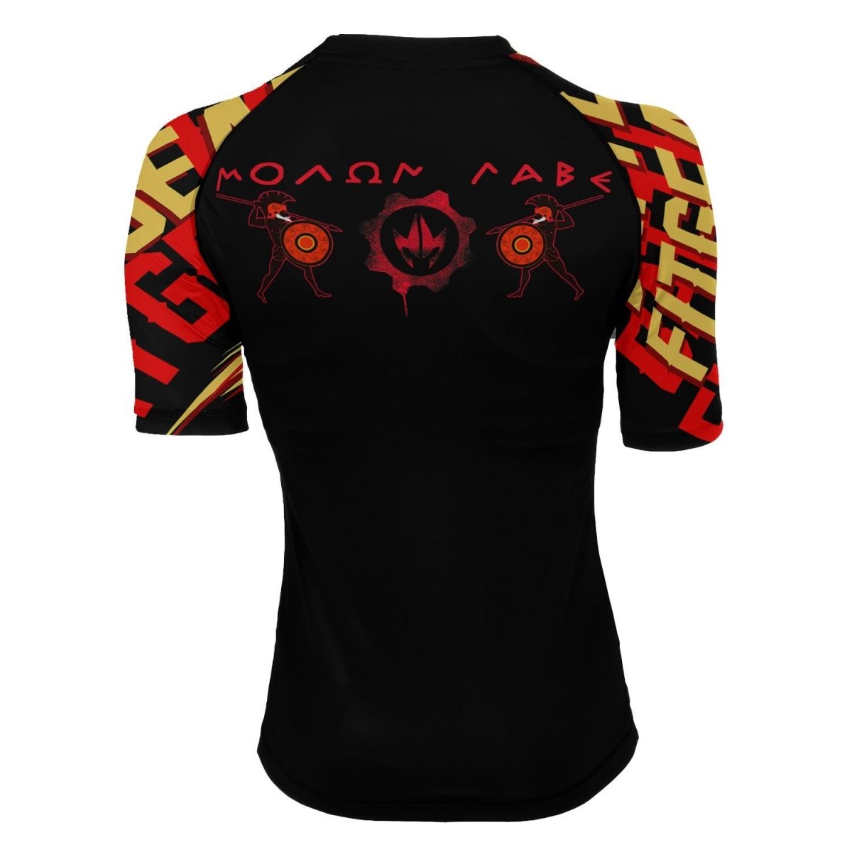 Spartan "Molon Labe" Women's Short Sleeve Rash Guard - BattleFitGear