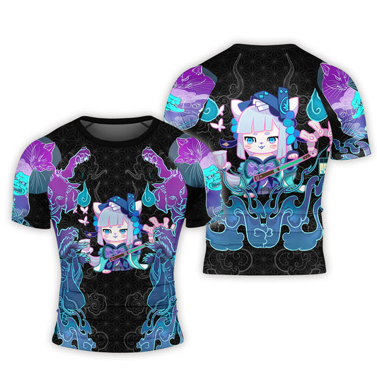 Nekomata Men's Short Sleeve Rash Guard