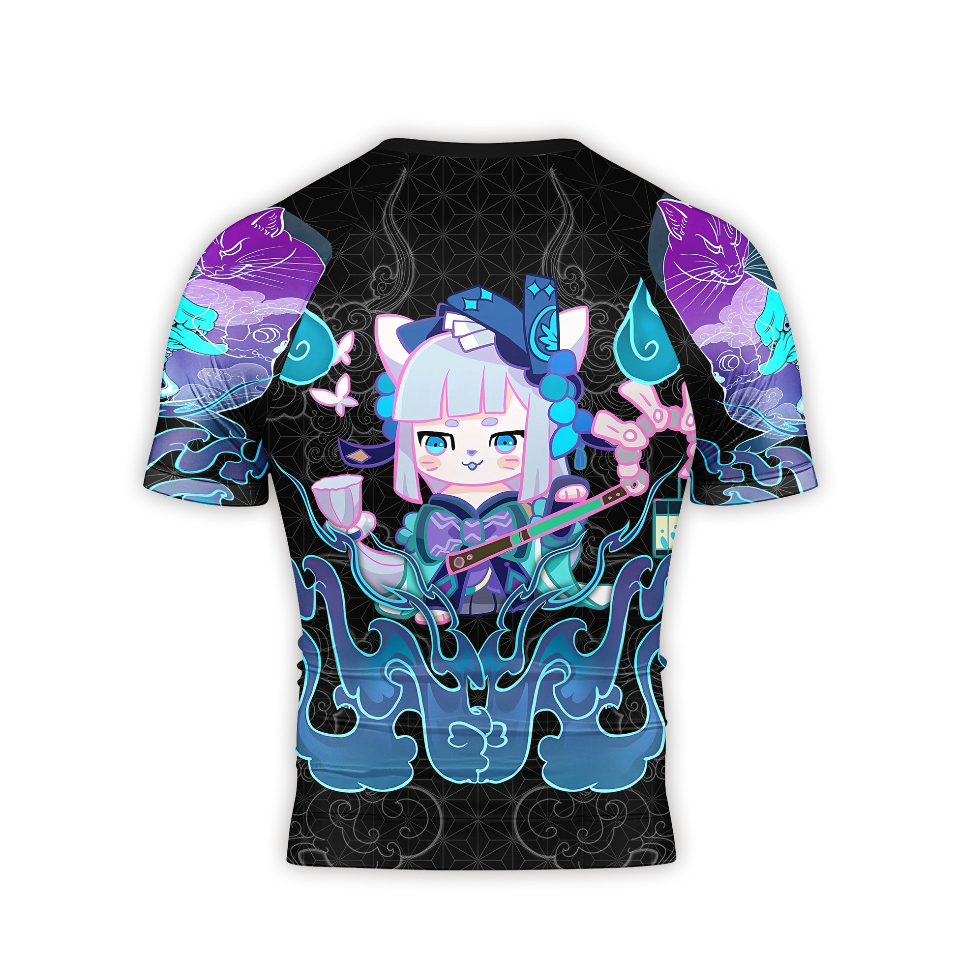 Nekomata Men's Short Sleeve Rash Guard