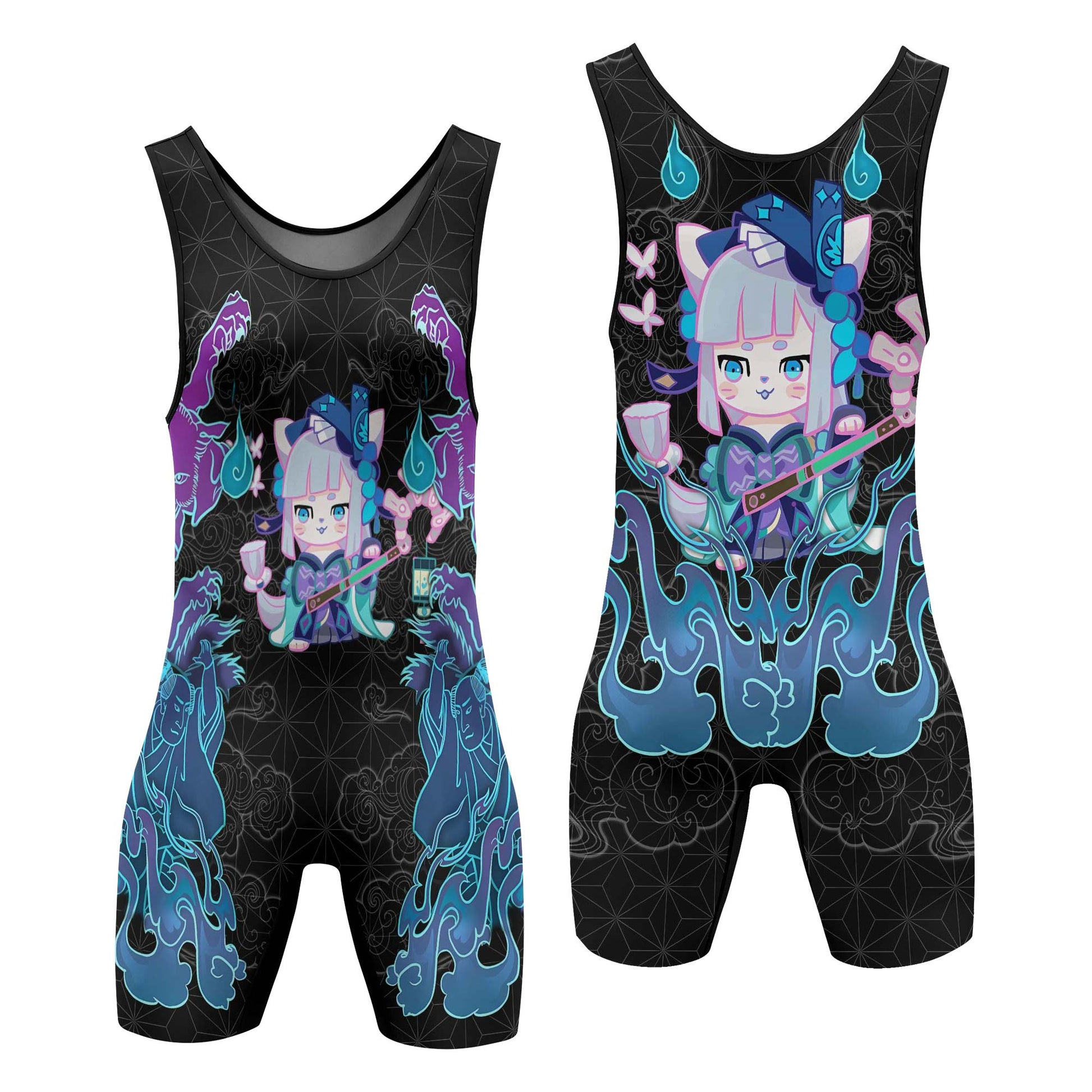 Nekomata Wrestling Singlets