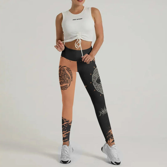 Norse Mythology Fenrir Leggings