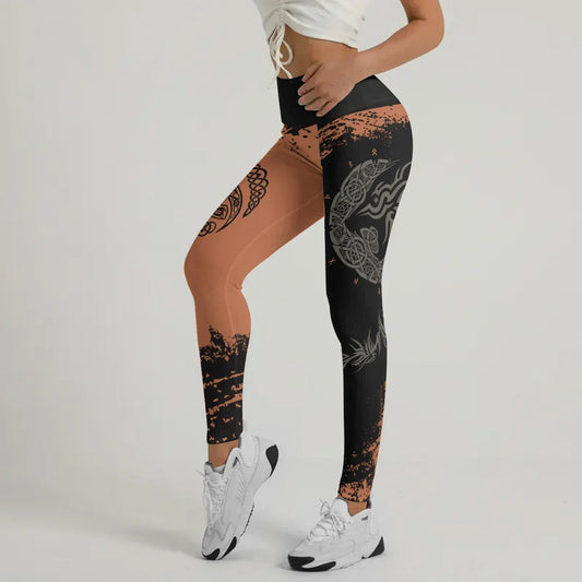 Norse Mythology Fenrir Leggings