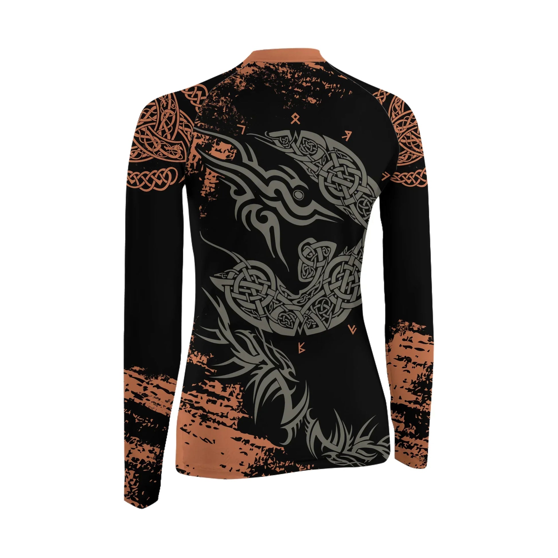 Norse Mythology Fenrir Women's Long Sleeve Rash Guard