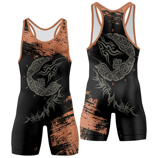 Norse Mythology Fenrir Wrestling Singlets