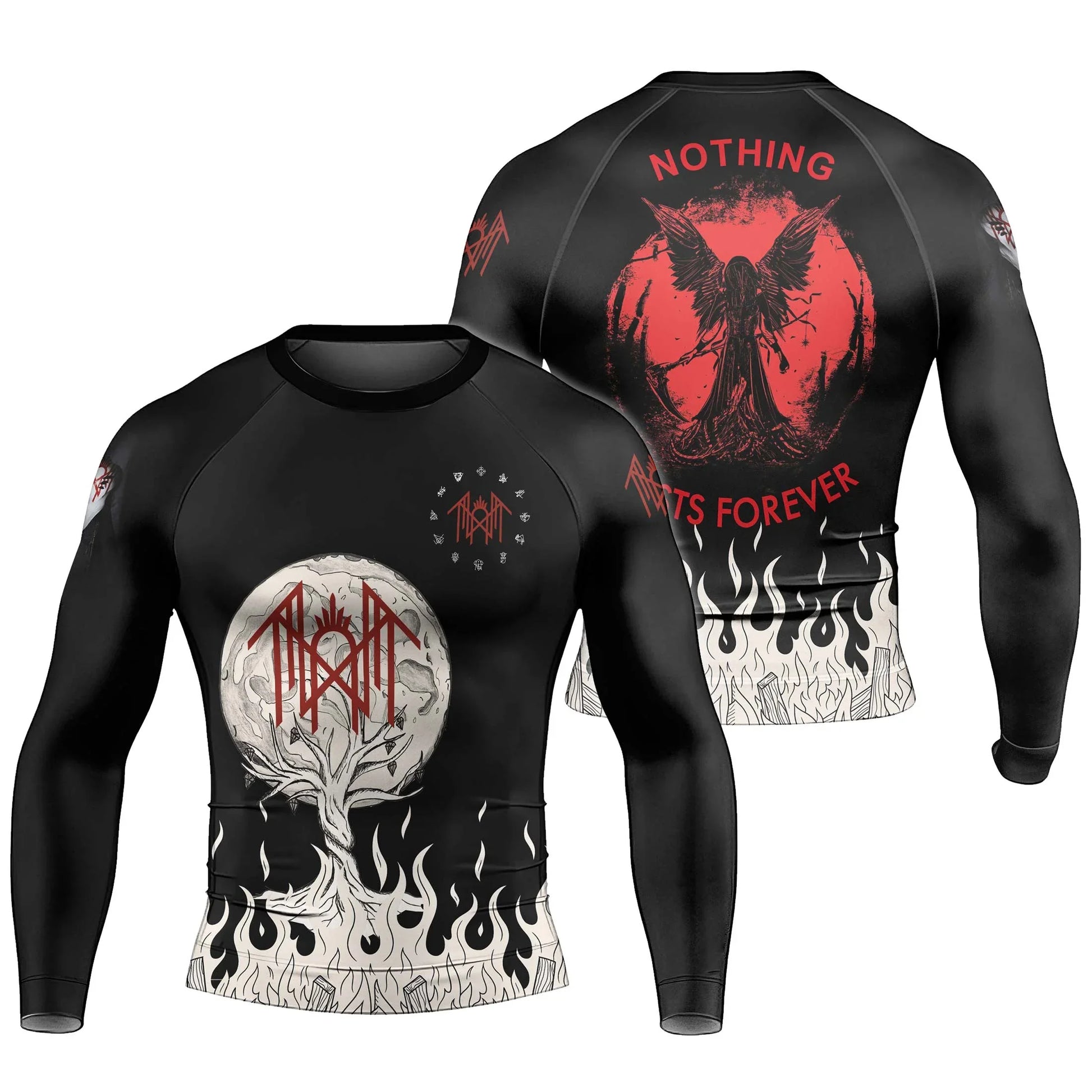 Nothing Lasts Forever Men's Long Sleeve Rash Guard
