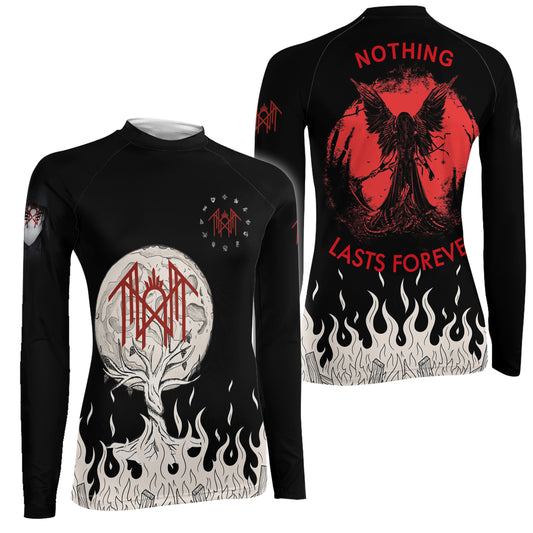Nothing Lasts Forever Women's Long Sleeve Rash Guard