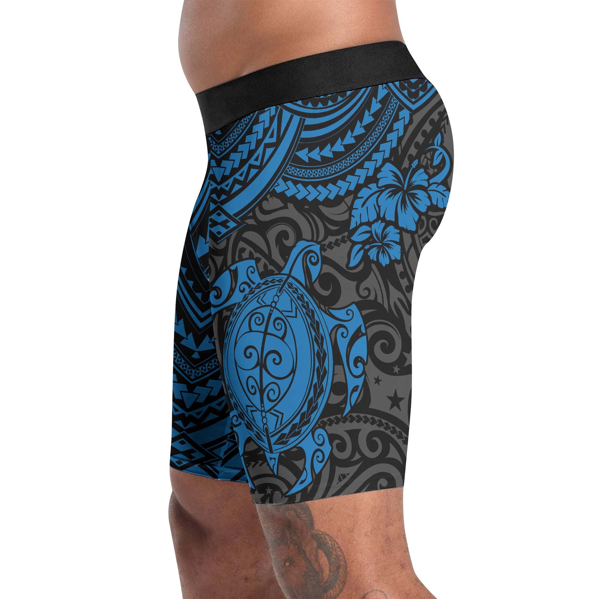 Ocean Honu Tattoo Compression Shorts