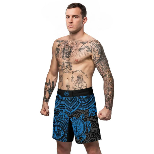 Ocean Honu Tattoo Fight Shorts