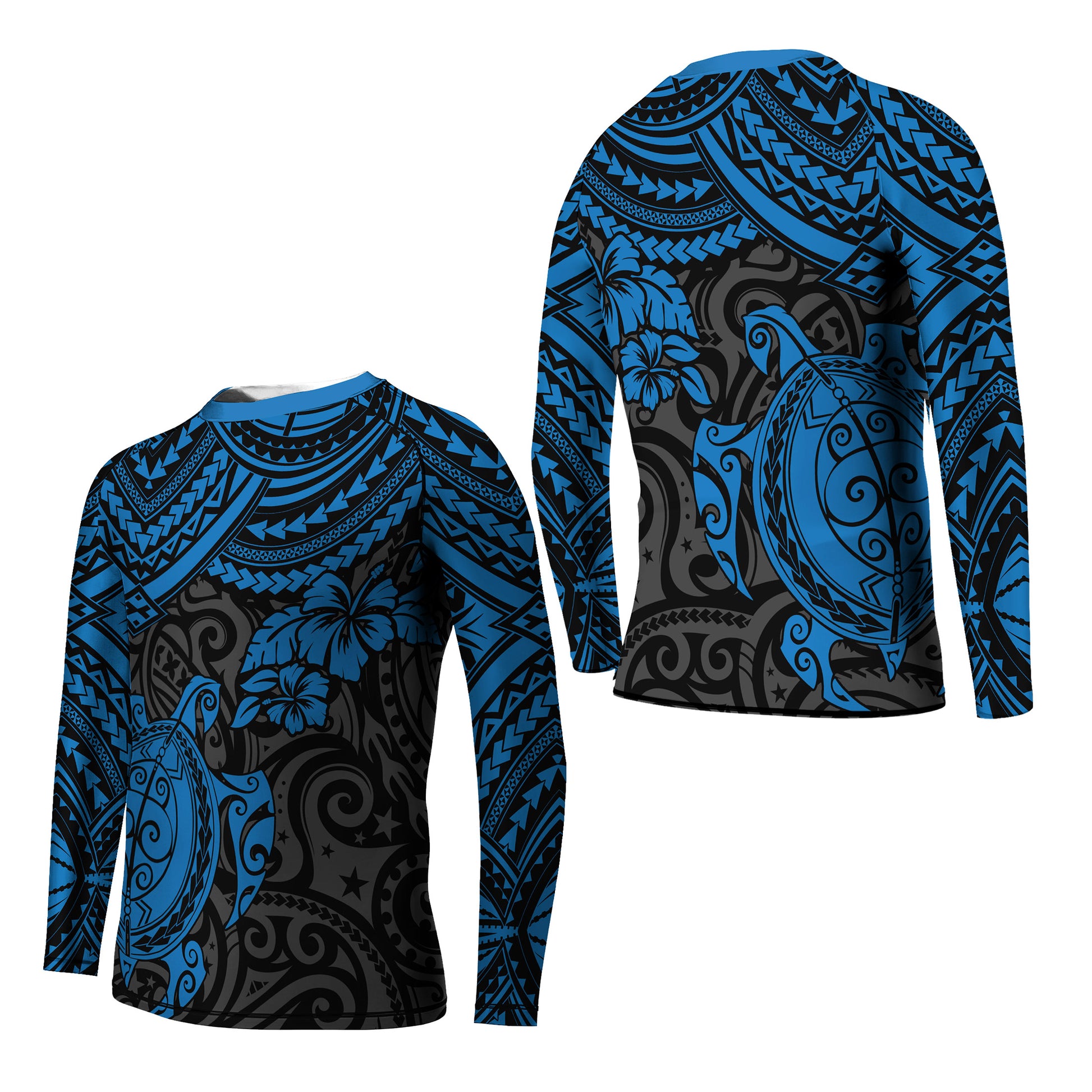 Ocean Honu Tattoo Kids Rash Guard