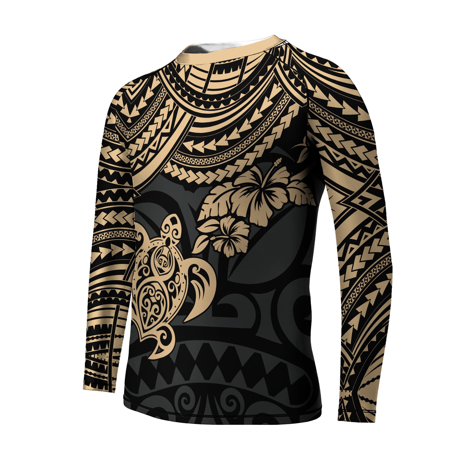 Ocean Honu Tattoo Kids Rash Guard
