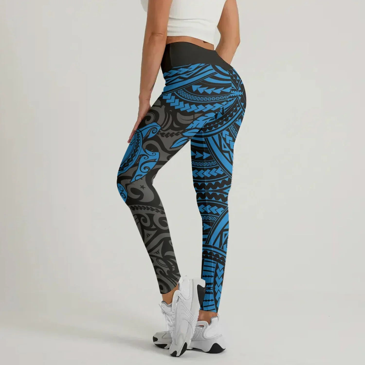 Ocean Honu Tattoo Leggings
