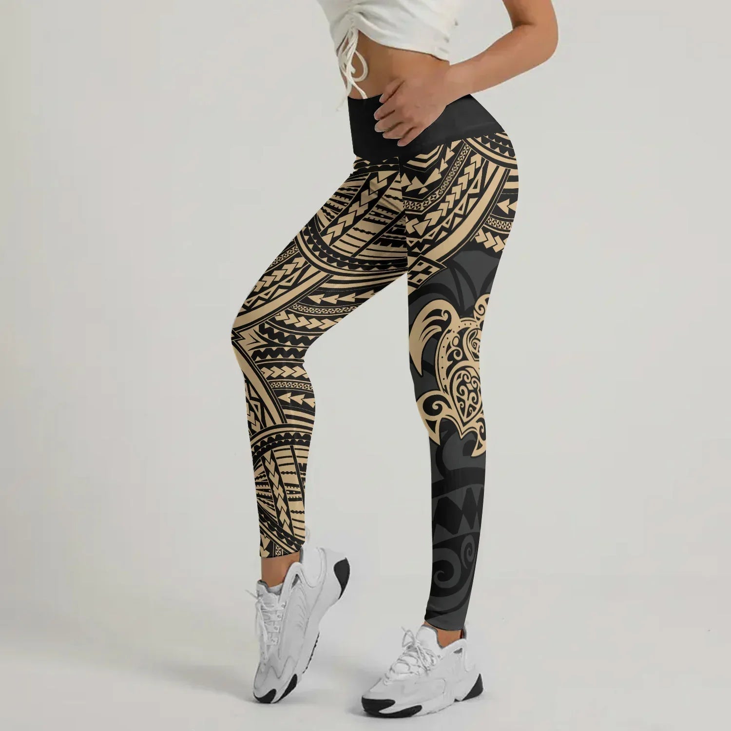 Ocean Honu Tattoo Leggings