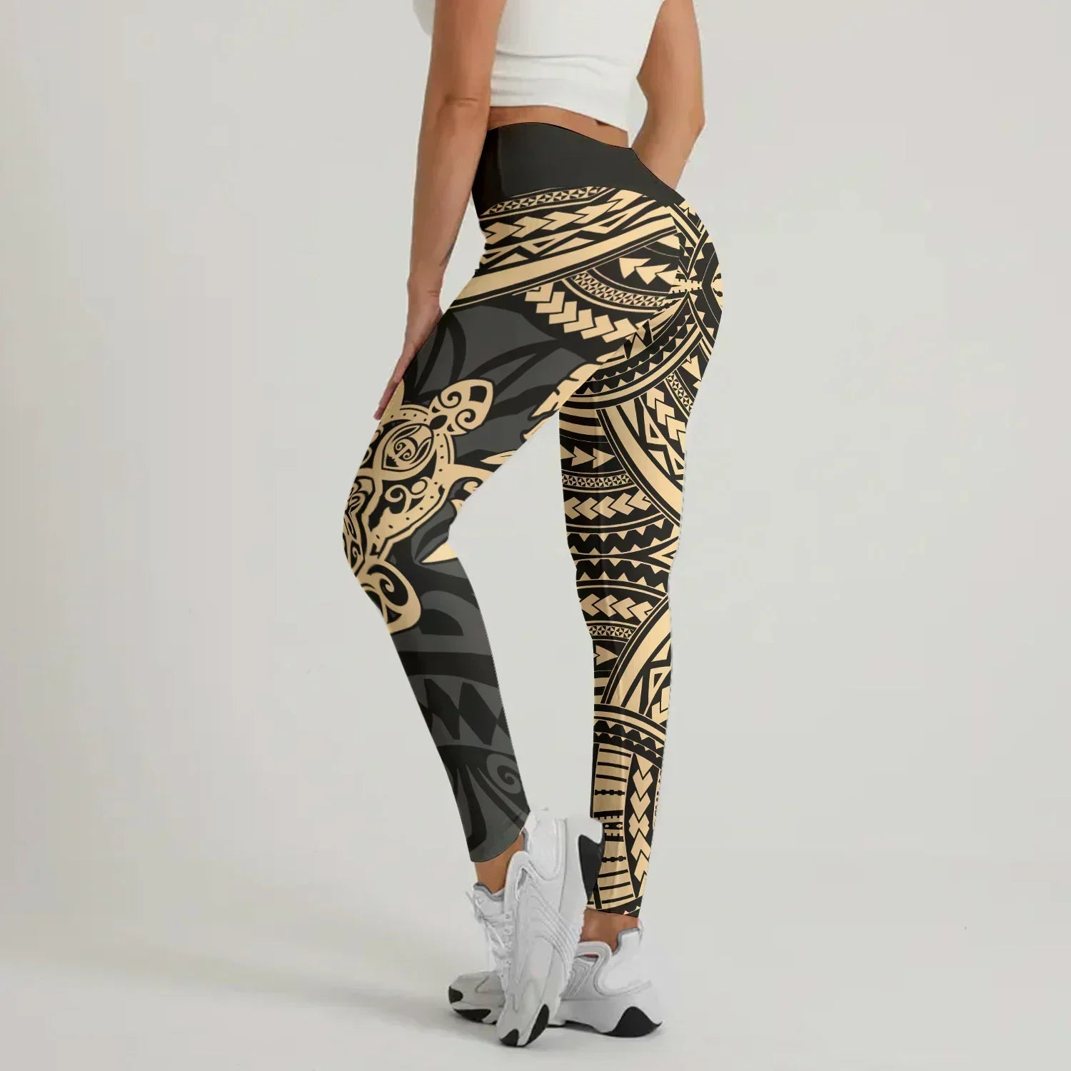 Ocean Honu Tattoo Leggings