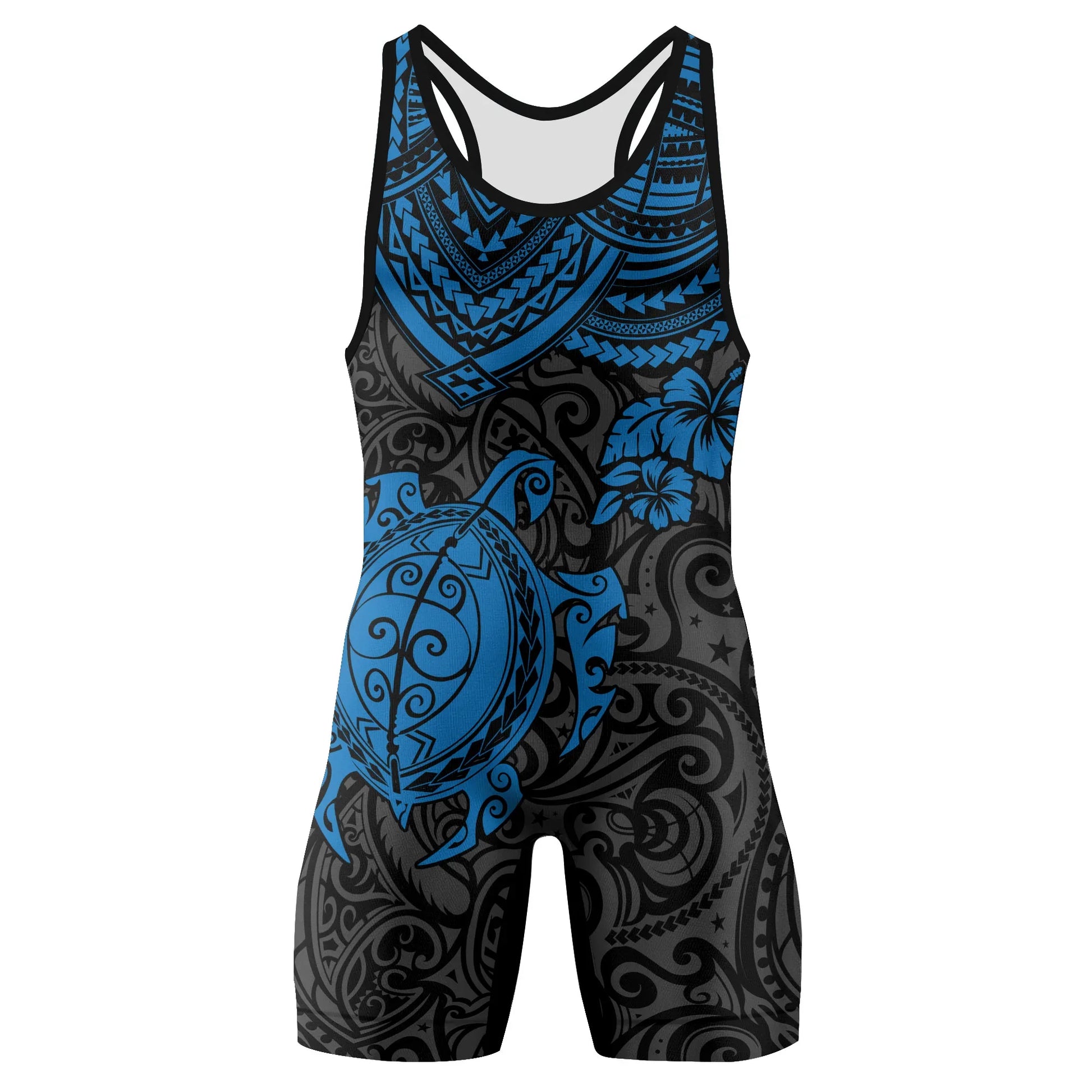 Ocean Honu Tattoo Wrestling Singlets