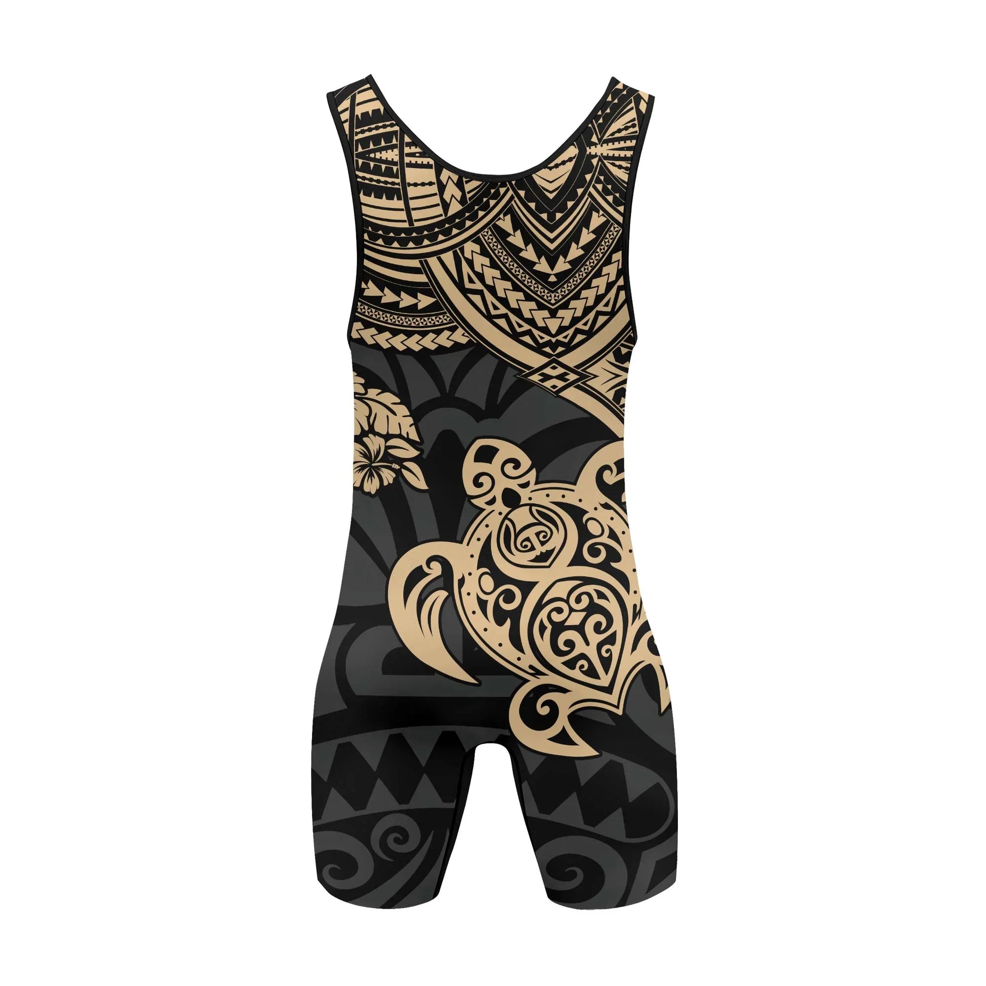 Ocean Honu Tattoo Wrestling Singlets