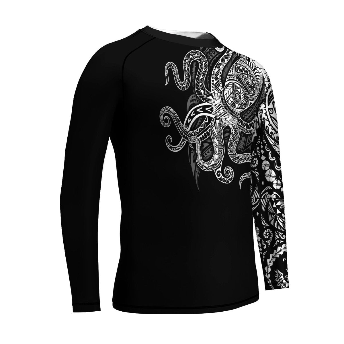 Octopus Tribal Tattoo Kids Rash Guard - BattleFitGear