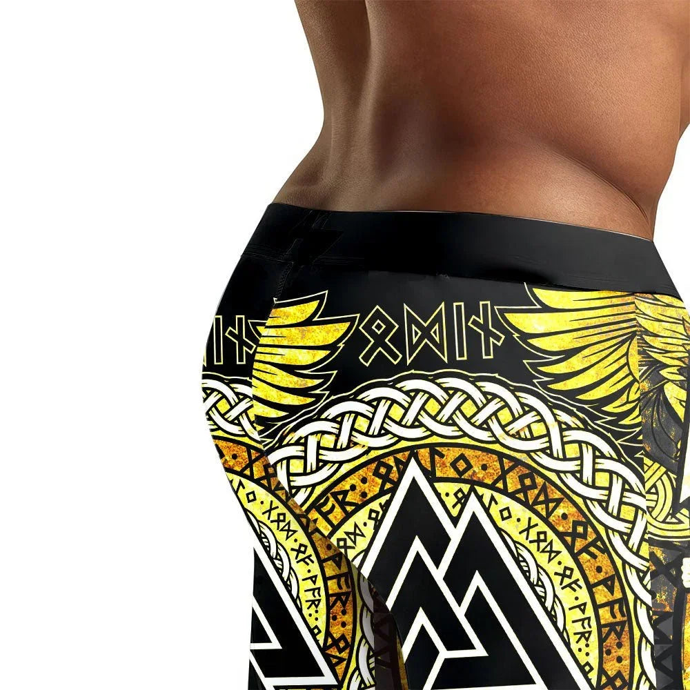 Odin's Mask Viking Men's Leggings