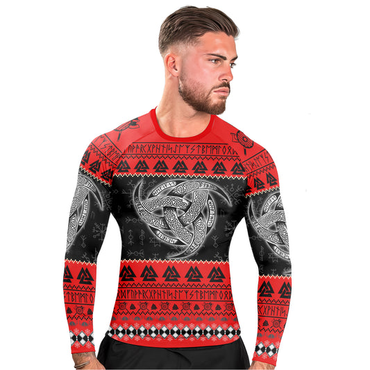 Odin Triskele Men's Long Sleeve Rash Guard