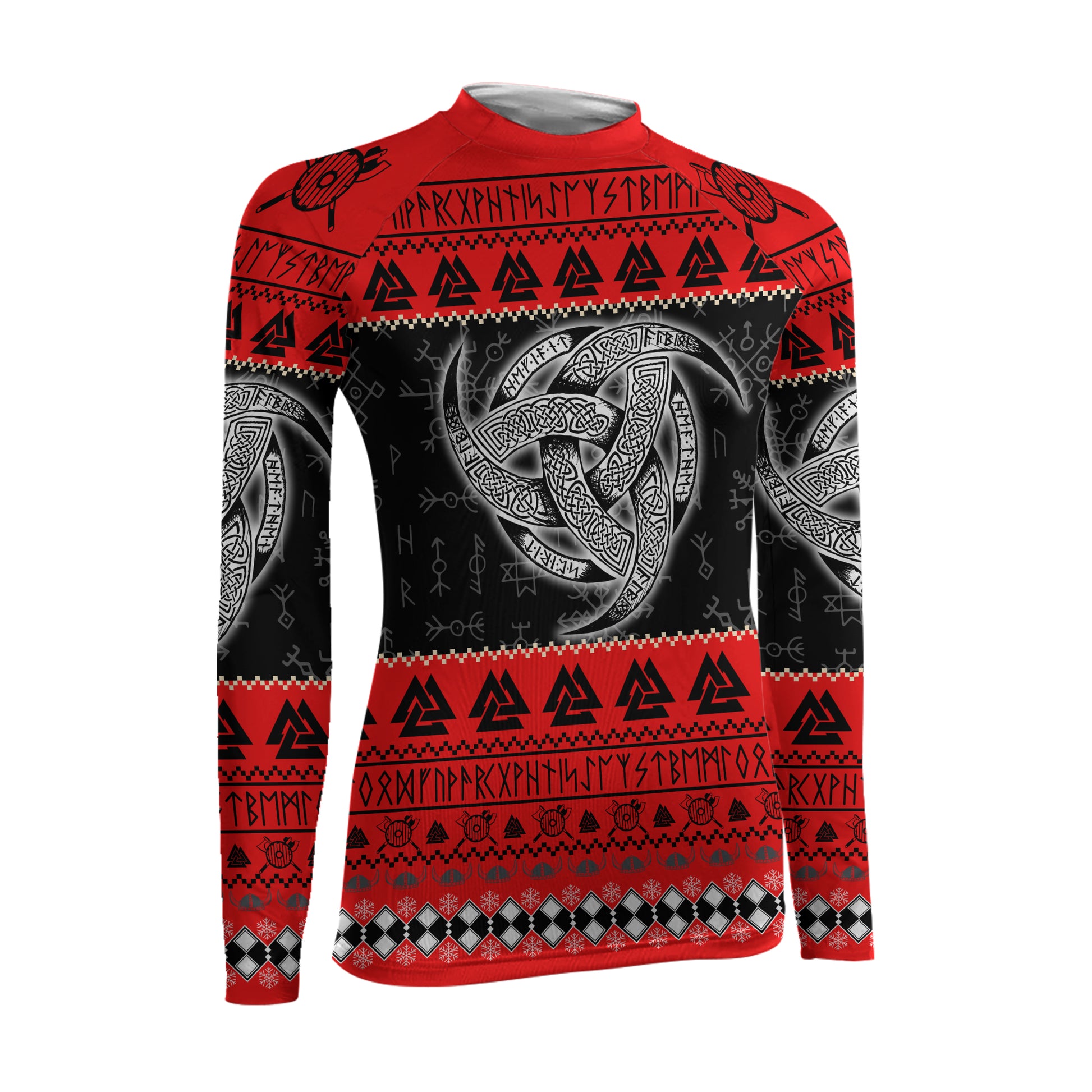 Odin Triskele Women's Long Sleeve Rash Guard