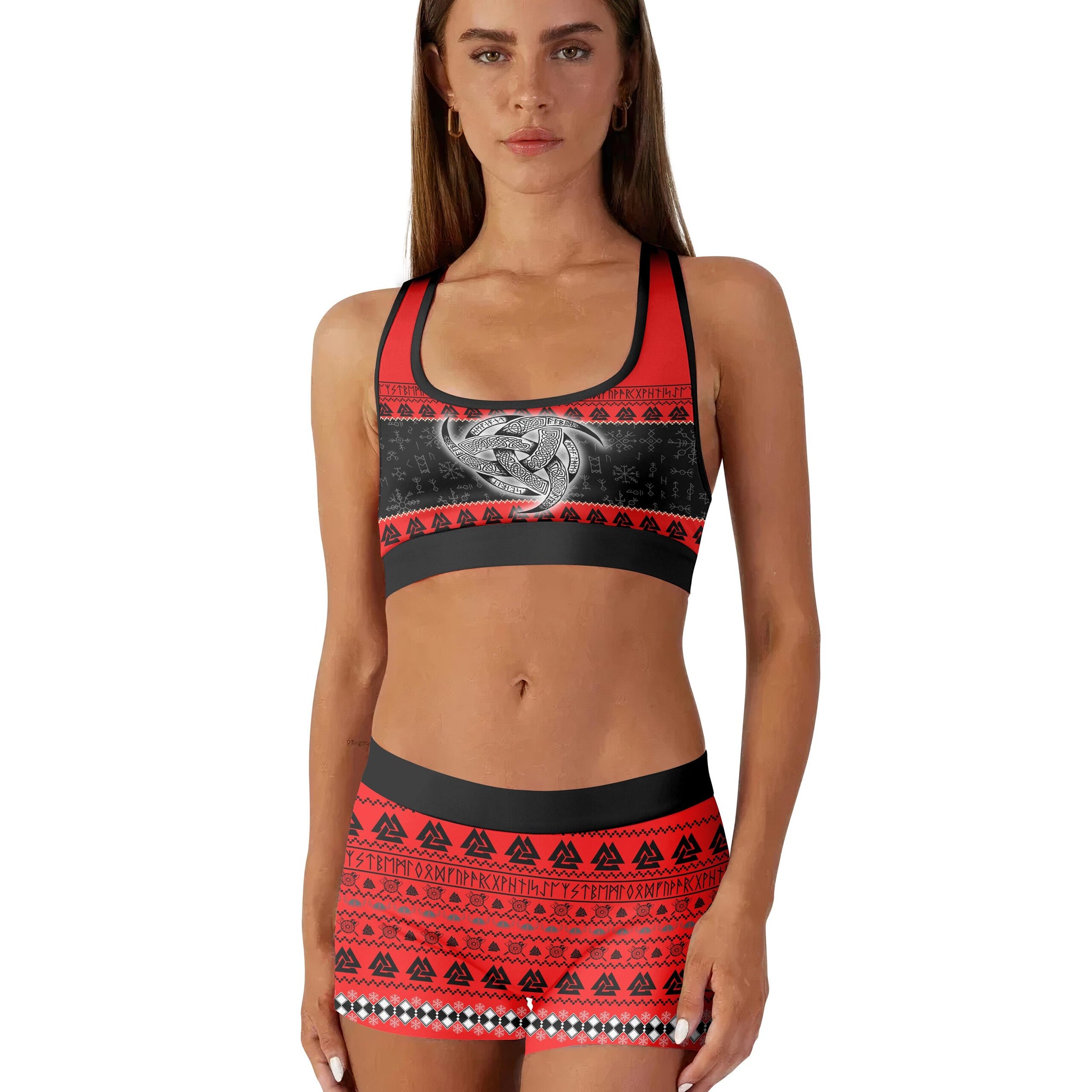 Odin Triskele Women's Padded Sports Bra